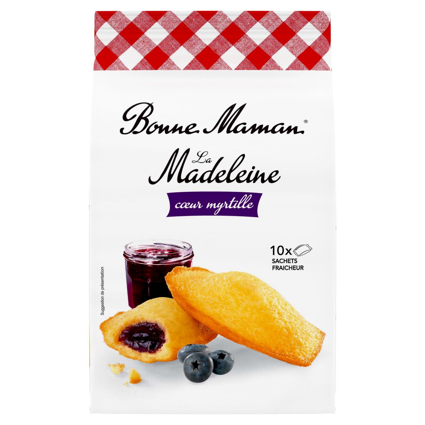 BONNE MAMAN Blueberry-Filled Madeleines 300g