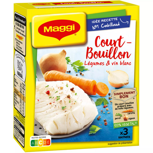MAGGI Vegetable and White Wine Court-Bouillon (3 Sachets) 150 g