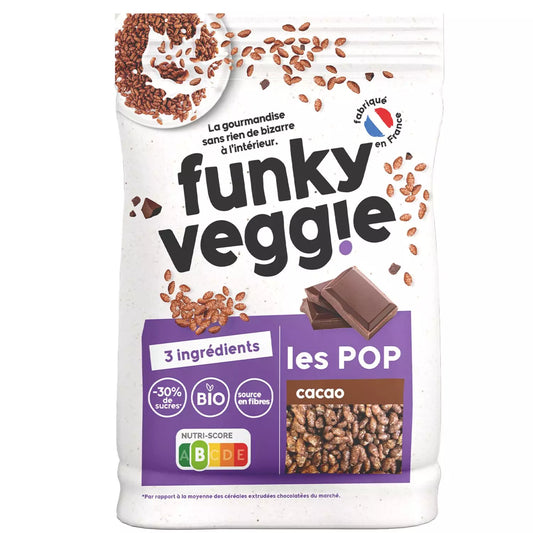 FUNKIE Organic Cocoa-Coated Rice Cereals – Les Pop 300g