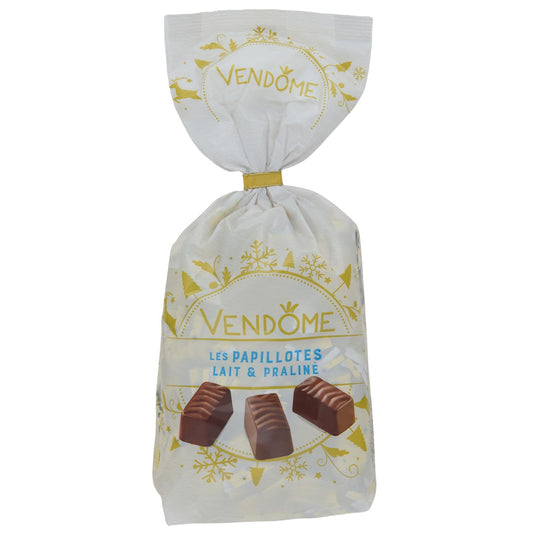 VENDOME Les Papillotes Milk and Praliné Chocolates Bag 350g