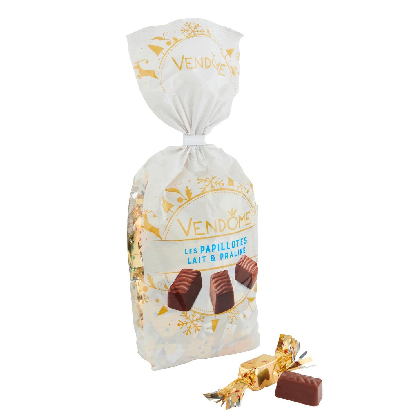 VENDOME Les Papillotes Milk and Praliné Chocolates Bag 350g