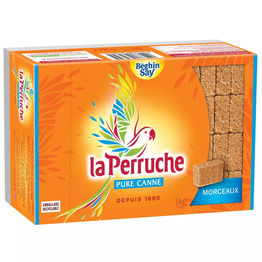 BÉGHIN SAY La Perruche – Pure Cane Sugar Cubes 1kg