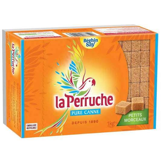 BÉGHIN SAY La Perruche – Small Pure Cane Sugar Cubes 1kg