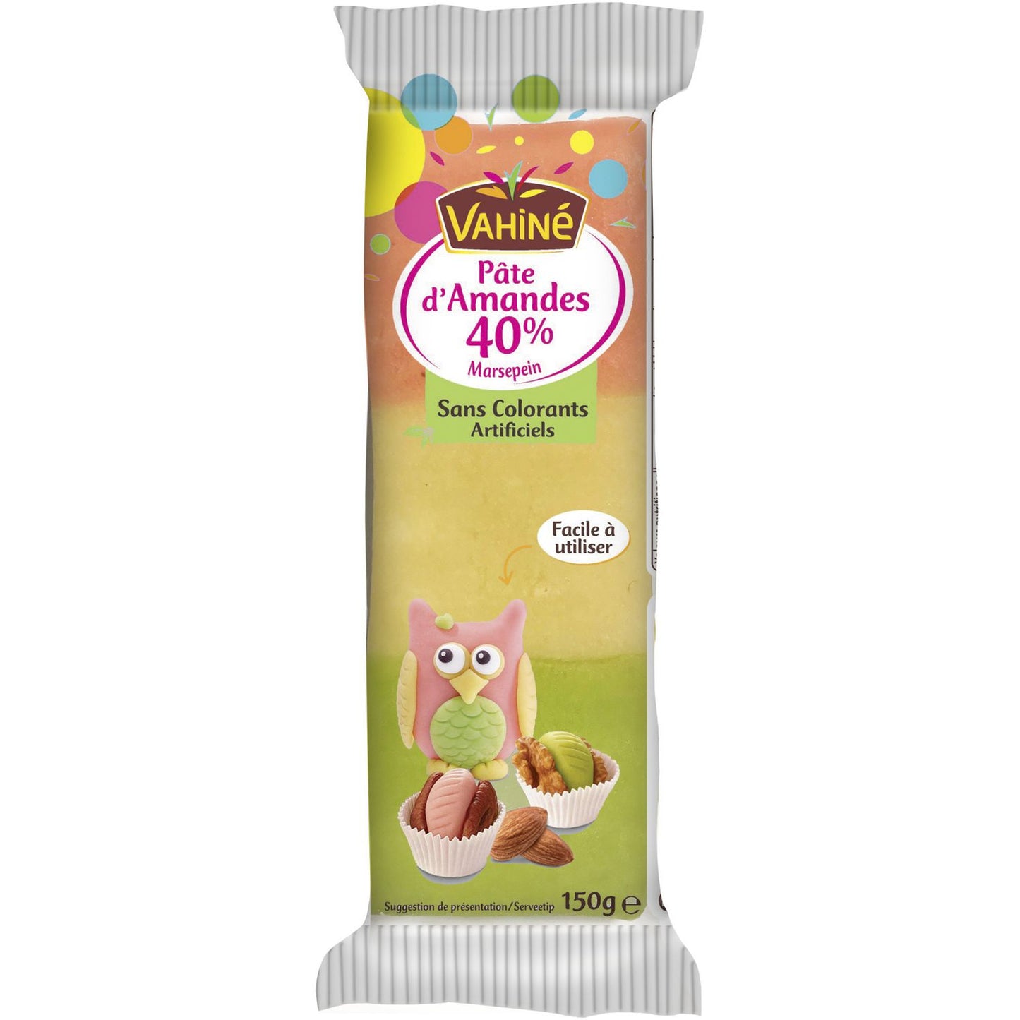 VAHINE Almond Paste 40% 150g – For Pies & Pastries