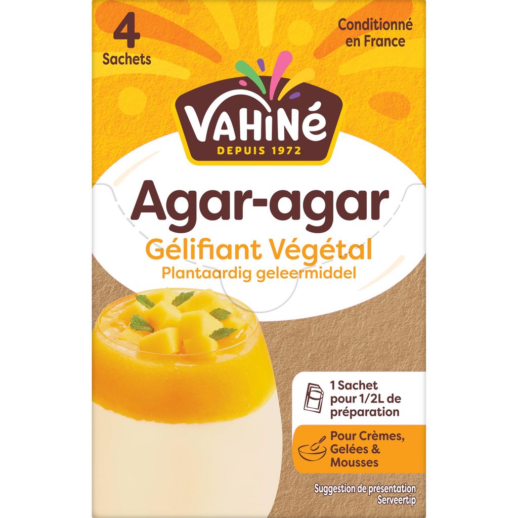 VAHINE Agar-Agar Plant-Based Gelling Agent 8g – Vegan Gelatin Substitute
