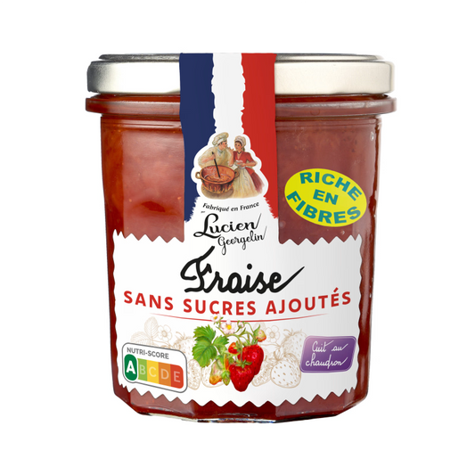 LUCIEN GEORGELIN Strawberry Spread No Added Sugar 320g