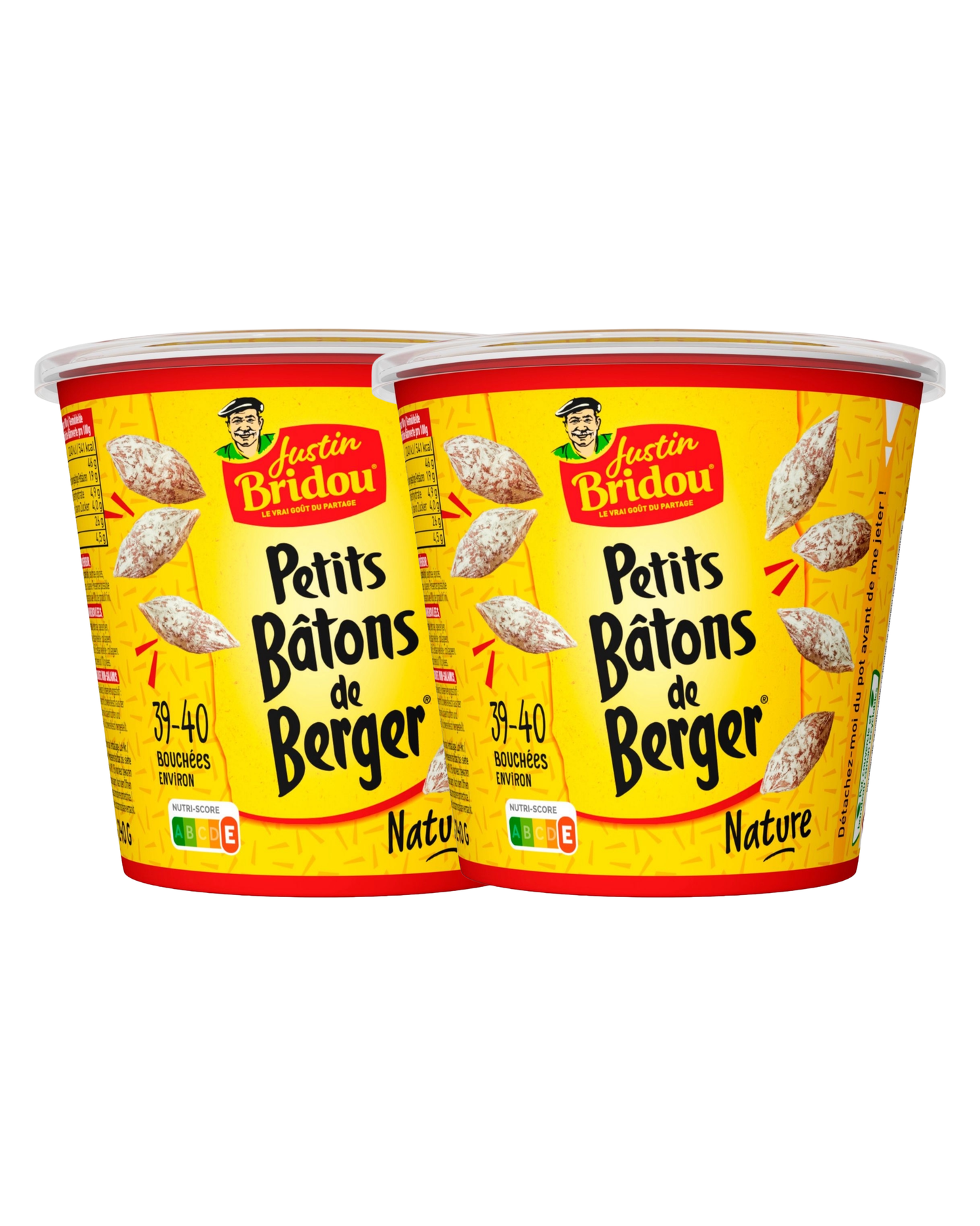 JUSTIN BRIDOU Petits Bâton de Berger 2x 240g